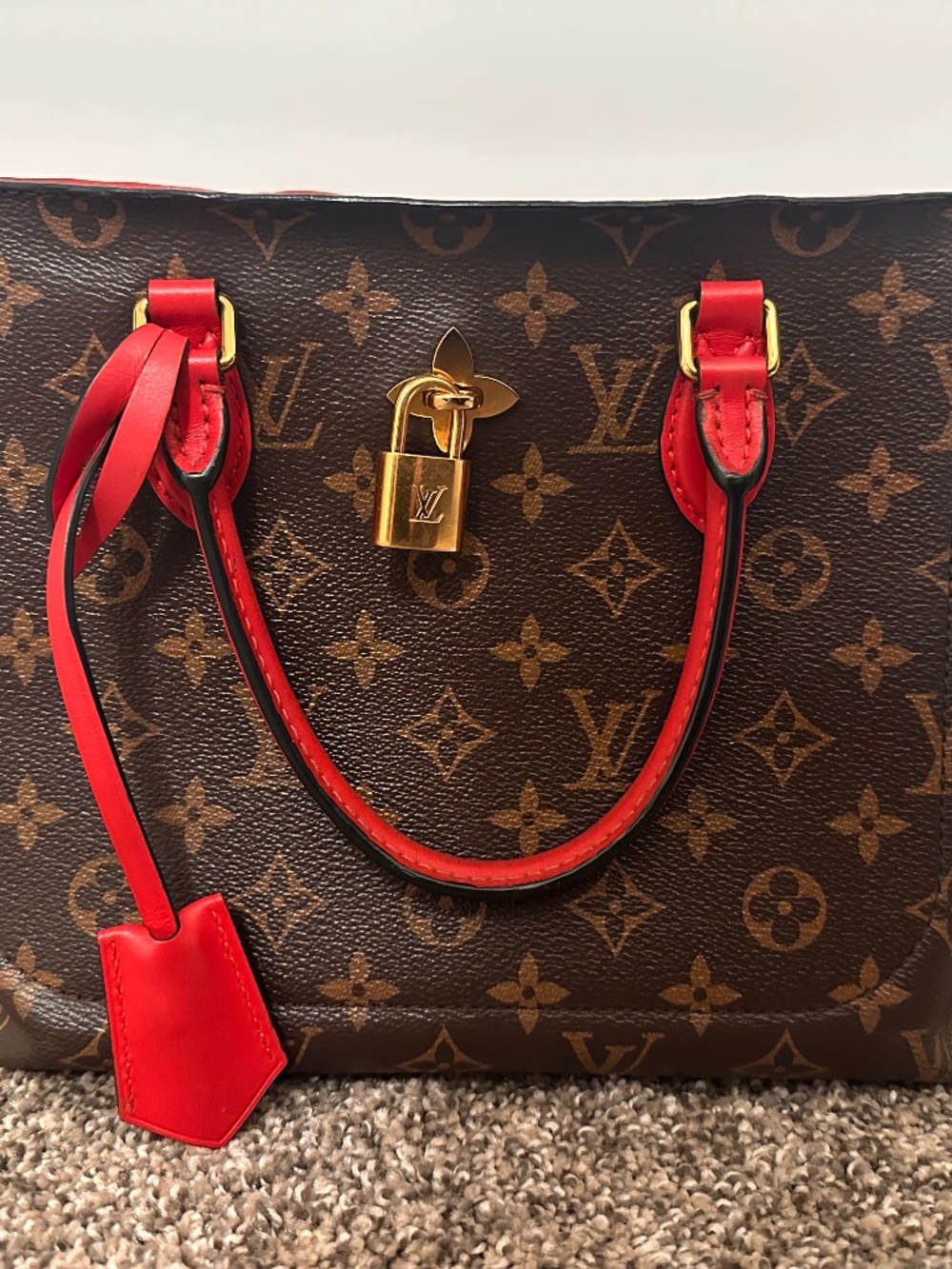 Louis Vuttion Flower Monogram tote